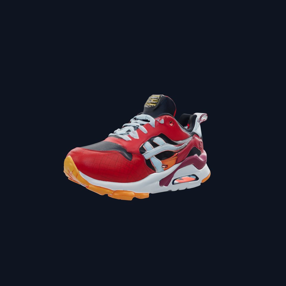 Colorful Athletic Sneaker D Model Pack